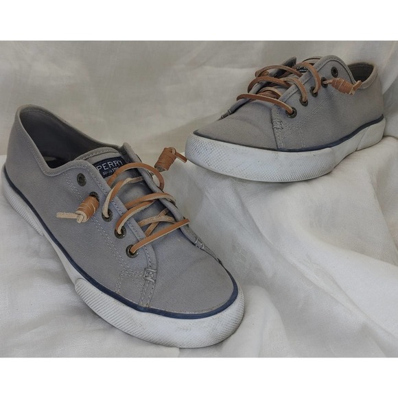Sperry Shoes - Sperry Seacoast Shoes Womens Size 7.5M Gray Casual Sneakers